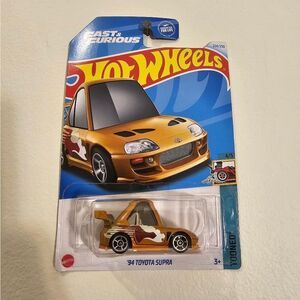 Hot Wheels 94 Toyota Supra Tooned Car Fast & Furious Hotwheels 🆕 FastandFurious